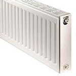 Henrad ensemble panneaux latéraux pour radiateur 70x10.2cm type 22 Acier Blanc Brillant SW71201