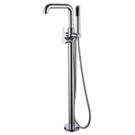 Nemo Spring Lana robinet de baignoire mélangeur sur pied avec ensemble de douche chrome SW287727