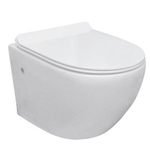 Nemo Spring Purcompact PACK WC suspendu sans bride avec abattant fin amovible softclose blanc SW641815