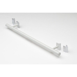 Nemo Spring verstelbare Handdoekdrager - 600mm - verticale paneelradiator - geprofileerd voorpaneel vlakke voorplaat - wit (RAL 9016) SW283579