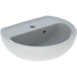 Geberit Bastia Lave-mains - 45x37x17cm - trou de robinet - trop-plein asymétrique - blanc brillant SW773624