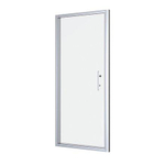 Nemo Start Profi Porte pivotante - 76x195cm - dimension d'encastrement 76-80cm - verre de sécurité transparent 5mm SW877733