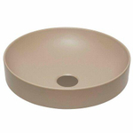 GO by Van Marcke vasque - 40x40x9cm - à poser - ronde - porcelaine mate latte SW1009735