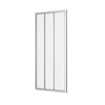 Nemo Start Profi schuifdeur - 86x195cm - inbouwmaat 86-90cm - helder - veiligheidsglas - 5mm - 3-deuren - zonder greep - 860-900mm SW877727