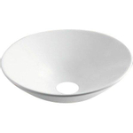 GO by Van Marcke Juno lavabo semi-encastré rond 42,5x42,5x16,5cm porcelaine blanc SW293320