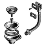 Nemo Skill bonde avec panier avec raccord de trop-plein pour évier avec 1 cuve 3 1/2 SW402504