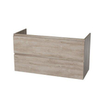 Nemo Spring Fortitudo Due onderbouwkast B1200 x H640 x D495 mm 2 laden zonder sifonuitsnijdingen Geintegreerde greep kleur rilia oak SW286218