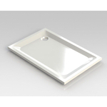 Nemo Spring Horus douchebak - 120x80x4.5cm - acryl - afvoer D90 - wit - zonder potenstel - dikte 4mm SW292955
