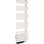 Nemo Spring Modena Air radiateur sèche-serviettes électrique -141.8x55cm - 750W - avec booster prémonté de 1000W - Blanc SW288027