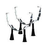 Nemo jeu de pieds métal et PVC pour baignoires en acier émaillé SW290086