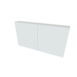Nemo Spring Nebulo spiegelkast - 120x65x17.8cm - 2 deuren glazen leggers - met stopcontact - Minnesota Chocolat SW646779