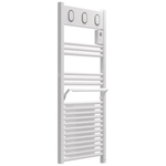 Sauter marapi2 radiateur sèche-serviettes électrique 1500w avec ventilateur 1000w thermostat blanc avec programme hebdomadaire fonction boost SW836914