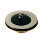 Nemo Skill wastafelplug - met rubber stop - 5/4" x D 65mm - messing SW292370