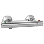 Go par Van Marcke Isisave mitigeur thermostatique de douche économie d'eau comprenant rosaces et raccords S chrome SW289981