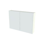 Nemo Spring Nebulo Luxe armoire de toilette B700 x H650 x P163 mm 2 portes miroir double face étagères en verre avec prise sans interrupteur couleur Minnesota Oak Chocolat SW646674