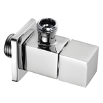 GO by Van Marcke design robinet d''arrêt d''angle coudé carré rosace écrou 12x38 SW402261