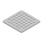 Nemo Stock Collection Taurus afdekplaatje - inox SW403989