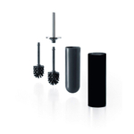 Nemo Stock Scura ensemble balai de toilettes sur pied/montage mural 90 x 400 mm laiton noir et chromé SW293517