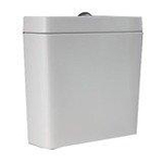 Nemo Spring Ergovita réservoir de chasse pour bateau 380 x 370 x 135 mm avec mécanisme de chasse Geberit porcelaine blanc SW288577