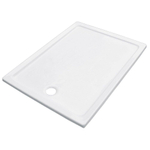 GO by Van Marcke Eden receveur de douche en acrylique blanc 120x80x3.5 cm couleur stable conserve une brillance intacte insonorisant facile à nettoyer couche de fond renforcée de 16 mm et couche en fibre SW293681
