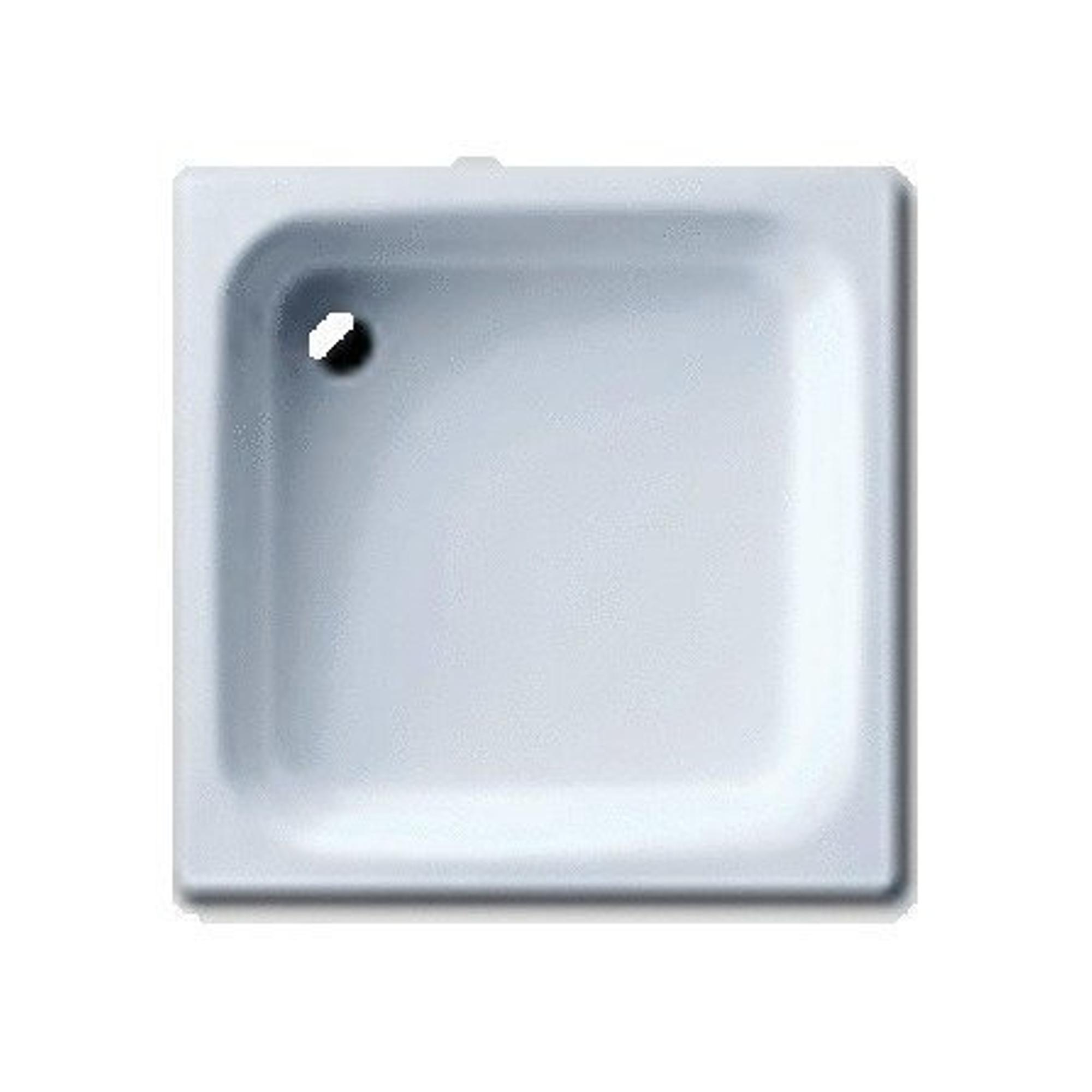 Kaldewei Sanidusch Receveur de douche métal moulé 80x80x14cm carré Blanc -  331000010001 
