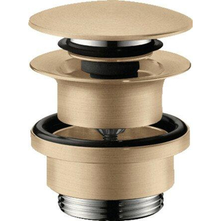 Hansgrohe afvoerplug 1 1/4" klikwaste voor wastafel- en bidetmengkranen bronze
