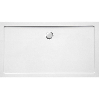 Nemo Go Helion douchebak kunststofcomposiet 1600x900x35mm rechthoek afvoer D90mm zonder potenstel wit