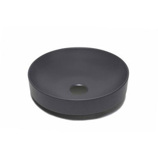 GO by Van Marcke vasque - 40x40x9cm - à poser - ronde - porcelaine mat anthracite
