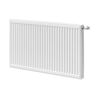 Henrad Premium eco radiateur a panneaux 60x100cm type 21 1287watt 4 connexions acier blanc brillant