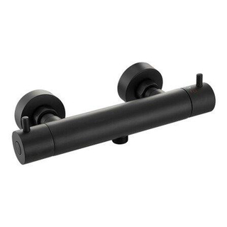 GO by Van Marcke robinet de douche - 26,4cm - apparent - thermostatique - laiton noir mat