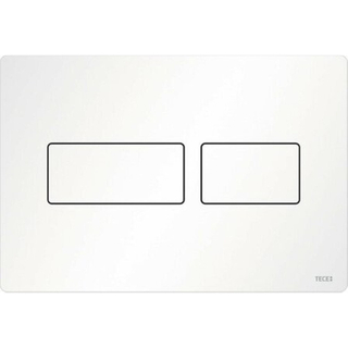 Tece TECEsolid WCbedieningsplaat duospoeltechniek kleur mat wit