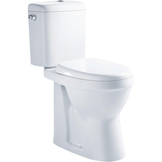 Nemo Go XJoy Rimless PACK staand toilet verhoogd PK zonder spoelrand porselein wit wczitting sofclose in kunststof TWEEDEKANS
