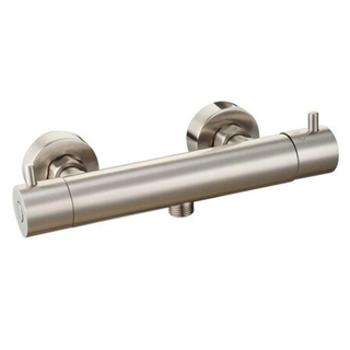 GO by Van Marcke Mitigeur de douche - 26,4 cm - apparent - thermostatique - laiton inox brossé