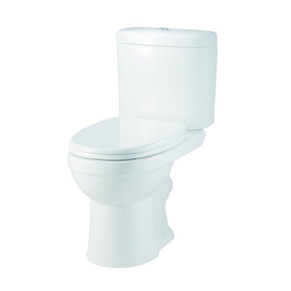 Nemo Start - Star - PACK - staand toilet 687 x 856 x 389 mm, wit porselein, verhoogd met uitgang H 18 cm - jachtbak met Geberit spoelmechanisme, wit porselein - toiletzitting softclose in duroplast SHOWROOMMODEL