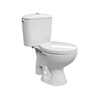 GO by Van Marcke Solution WC pack vloeraansluiting S 11 cm 3/6 L softclose toiletzitting wit