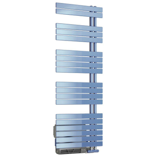 Nemo Spring modena air 1754 x 550 hs radiateur sèche-serviettes version hydraulique avec booster prémonté 1000 w câble avec fiche schuko acier h 1794 x l 550 mm 7601000 w 1000 w blanc ral 9016