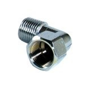 Go by Van Marcke aansluitstuk elleboog gas en LPG 1/2F x 1/2F verchroomd