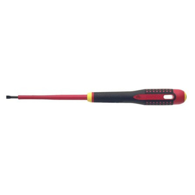 Bahco Ergo tournevis isolés pour vis fendues 35 mm manche en trois parties acier de qualité fortement allié bled bruni