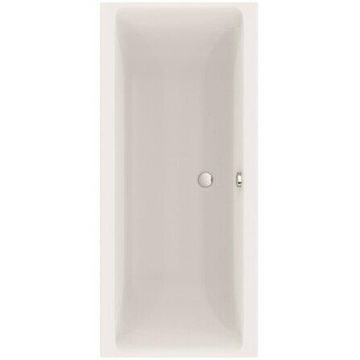 Go by Van Marcke Helsinki inbouwbad duo 180x80x46.5cm incl poten Acryl Mat Wit beschadigd op de hoek -OUTLETSTORE