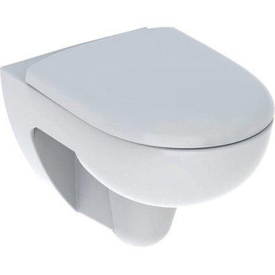 Pack WC Geberit Renova à fond creux Rimless avec abattant à fermeture douce blanc