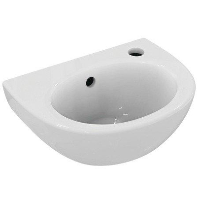 Ideal Standard Simplicity lave-mains 350x260x160 mm montage murale porcelaine blanc avec trou de robinet à droite