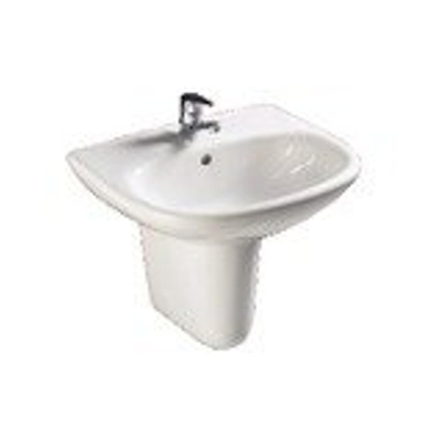 Plieger Brussel New wastafel 55x42cm wit