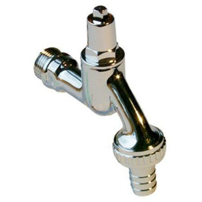 Go by Van Marcke robinet de service double avec clé 1/2M chromé mat