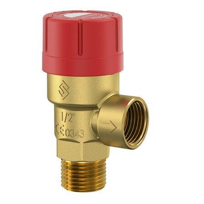 Flamco valve de débordement prescor 1/2 coude max 125kw