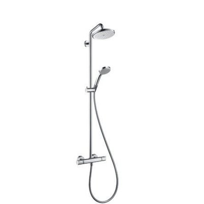 Hansgrohe Croma 220 Showerpipe met thermostaatkraan chroom