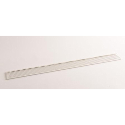 Nemo Spring Bovenrooster - type 11 L - 1200mm - staal - horizontaal paneel - voor nemo spring compact/multicompact - wit