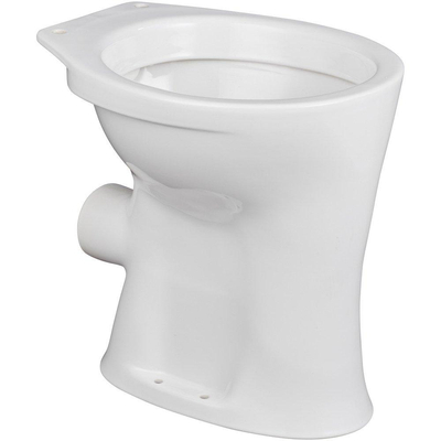 Ideal Standard closet staand +6cm met spoelrand vlakspoel PK wit