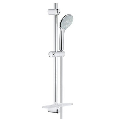 Grohe Euphoria 110 Duo Glijstangset - 60cm - ronde handdouche - 2 straalsoorten - gladde doucheslang - met zeepschaal - chroom