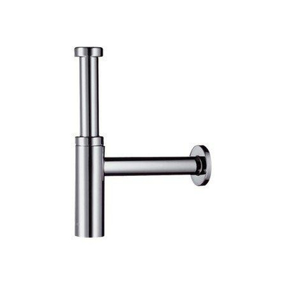 Hansgrohe Flowstar S Premium designbekersifon 5/4 met muurbuis - met rozet - hoogglans chroom