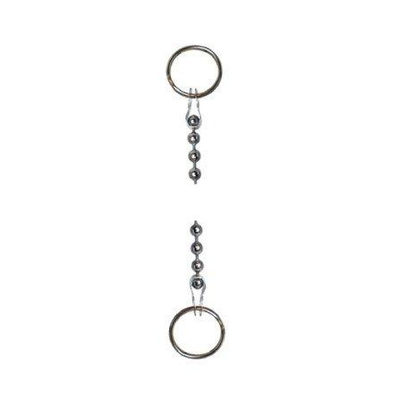 De Beer Chaîne à billes 50 cm 3,2 mm Chrome